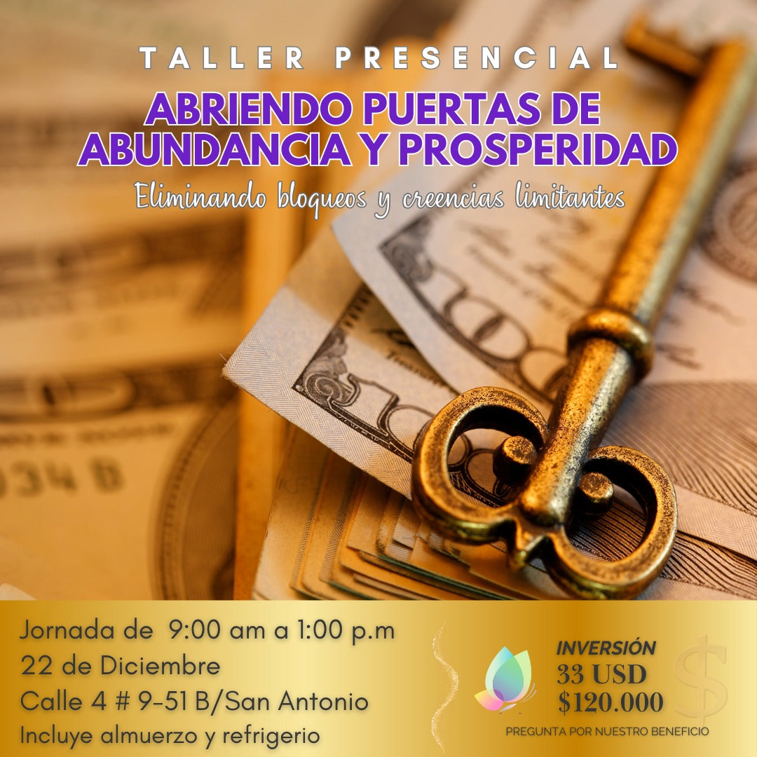 ✨ Taller Presencial: Abriendo Puertas de Abundancia y Prosperidad